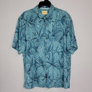 Tommy bahama 100% silk button down shirt/ M